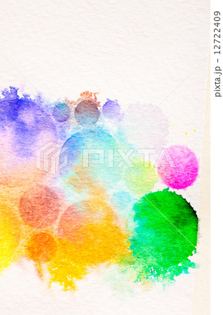 watercolor circle splashes 12722409