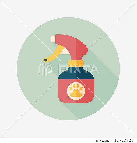 Pet shampoo flat icon with long shadow,eps10 Pet shampoo flat icon with long shadow,eps10 12723729