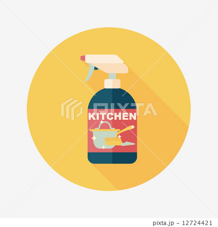 kitchenware bottle soap flat icon with long shadow,eps10 kitchenware bottle soap flat icon with long shadow,eps10 12724421