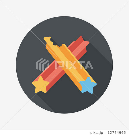 Pet dog cleaning teeth bone flat icon with long shadow, eps10 Pet dog cleaning teeth bone flat icon with long shadow, eps10 12724946