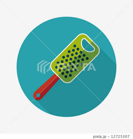 kitchenware grater flat icon with long shadow,eps10 kitchenware grater flat icon with long shadow,eps10 12725307
