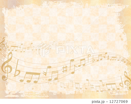 音譜　楽譜　背景 12727069