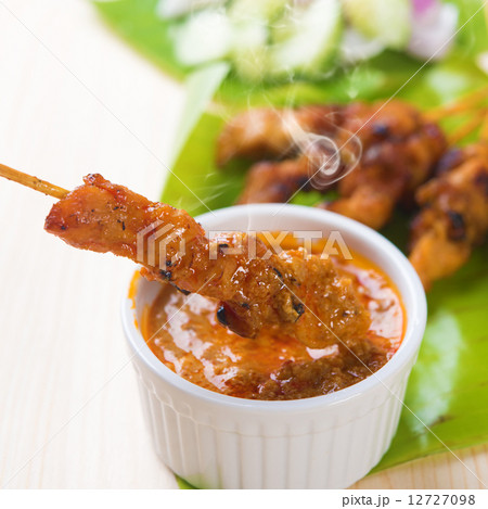 Asian food chicken sate 12727098