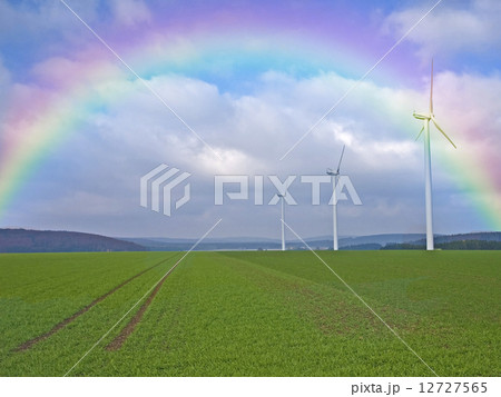 wind wheels with rianbow wind wheels with rianbow 12727565