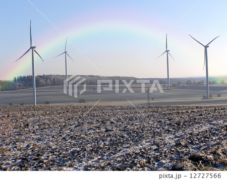 wind wheels with rainbow wind wheels with rainbow 12727566