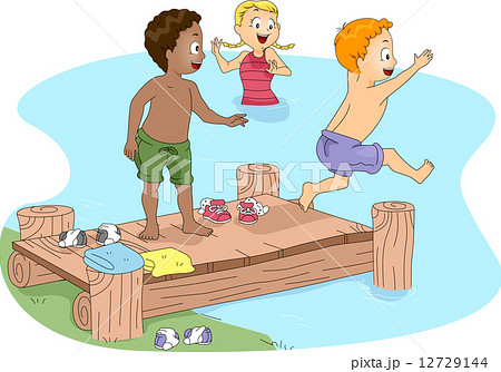 Kids Swimming Kids Swimming 12729144
