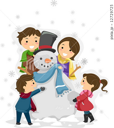 Snowman Family Snowman Family 12729725