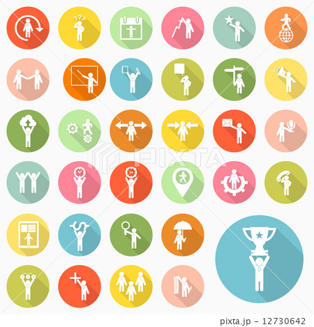 Set of business icons design 12730642