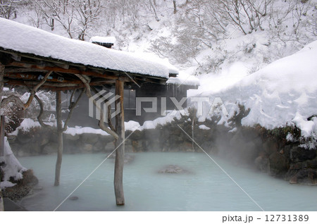 鶴の湯温泉　露天風呂 12731389