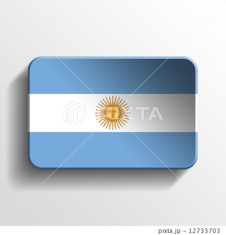 Argentina 3D button Argentina 3D button 12733703