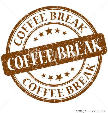 Coffee Break Stampのイラスト素材