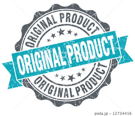Original product turquoise grunge retro vintage isolated seal 12734416