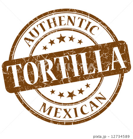 tortilla brown grunge stamp 12734589