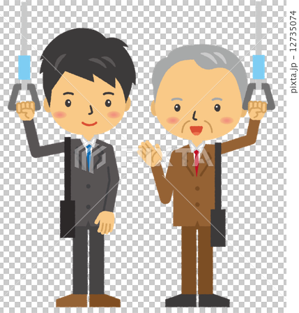 Businessman train train Businessman train train 12735074