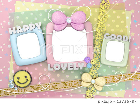 フォトフレーム (パステルポップA判) フォトフレーム (パステルポップA判) 12736787