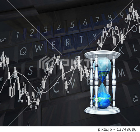パソコンと地球砂時計の株価 12743686