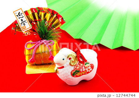 年賀素材 未年 年賀素材 未年 12744744