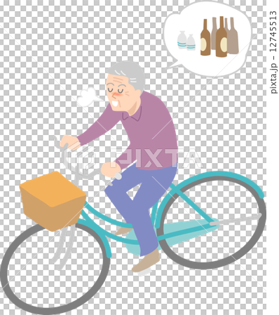 自転車の運転マナー 12745513