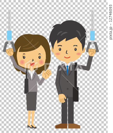 通勤火車通勤夫婦 通勤火車通勤夫婦 12746093