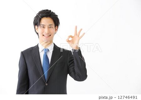 OK・男性ビジネスマン OK・男性ビジネスマン 12746491