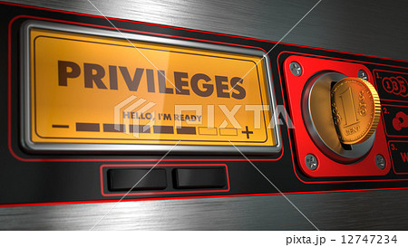 Privileges on Display of Vending Machine. Privileges on Display of Vending Machine. 12747234