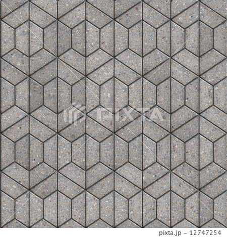 Openwork Gray Pavement Slabs. Openwork Gray Pavement Slabs. 12747254