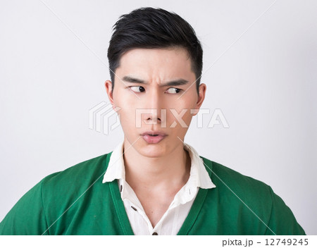 Funny facial expression Funny facial expression 12749245