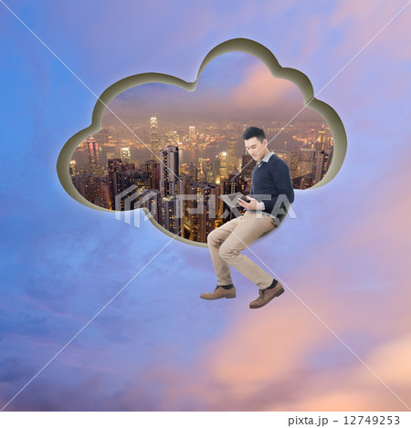 Cloud concept Cloud concept 12749253