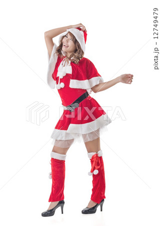 Attractive Christmas lady 12749479
