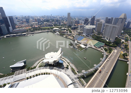 Bird's eye view of Singapore 12753096