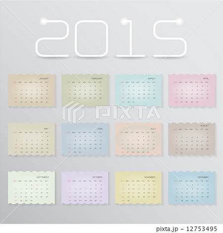 Calendar 2015 design template week starts Sunday. Calendar 2015 design template week starts Sunday. 12753495
