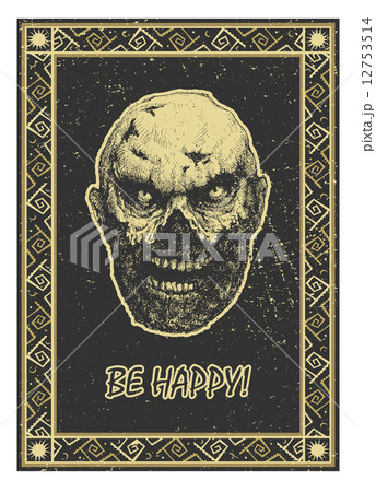 design element for halloween. hand drawn. vector  12753514