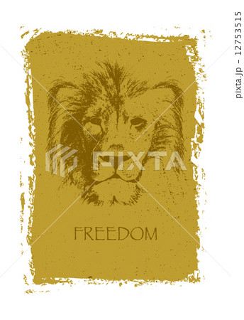 lion head. hand drawn. vector illustration 12753515