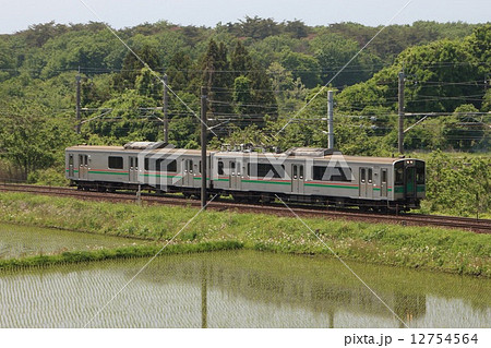 栃木県内を行く東北本線701系（黒磯駅直流化前） 12754564