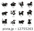 Chinese Zodiac animal icon symbol 12755263