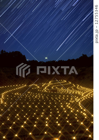 キャンドルライトアップ　千早赤阪村　下赤坂棚田 12755346