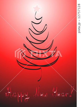 Xmas tree card 12757128