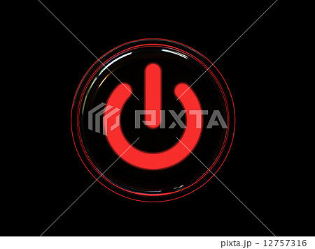 Red power button 12757316