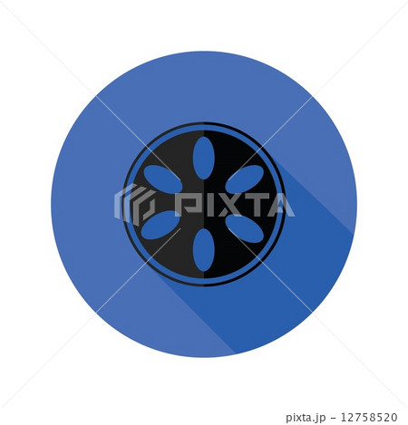 camera spool flat icon 12758520