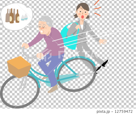 自転車の運転マナー 12759472