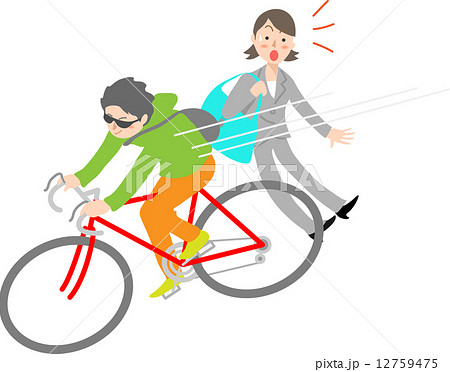 自転車の運転マナー 12759475