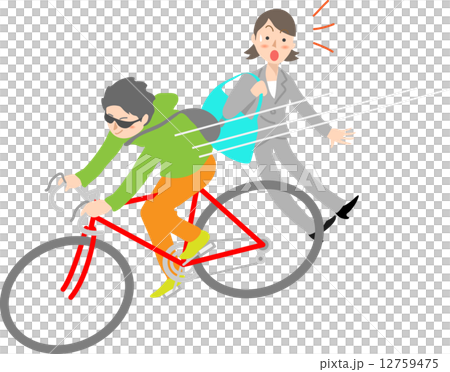 自転車の運転マナー 12759475