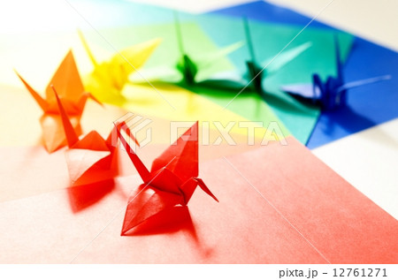 折り鶴 12761271
