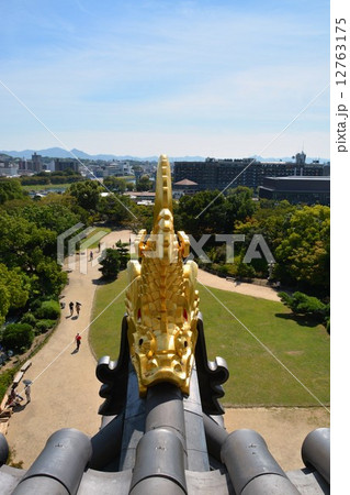 初秋の岡山城 12763175