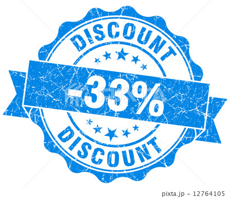 discount 33% blue grunge stamp discount 33% blue grunge stamp 12764105
