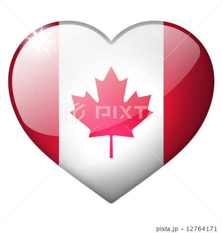 canada heart button 12764171