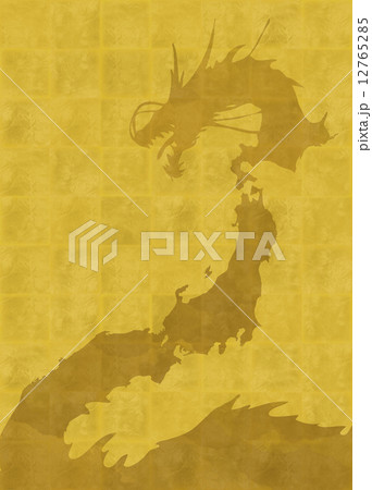 金箔と竜 12765285