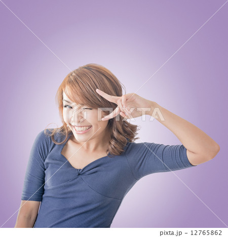 Adorable Asian girl 12765862