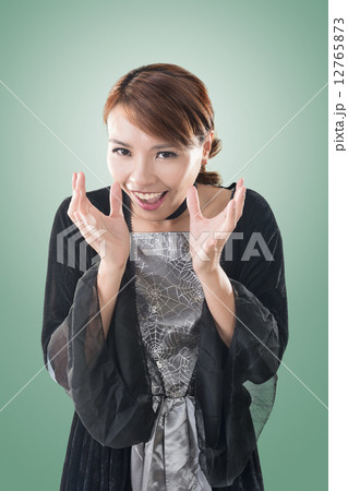Asian witch woman Asian witch woman 12765873