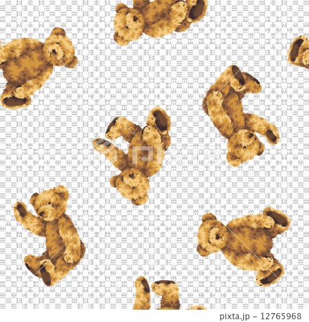 可愛い熊の柄 12765968